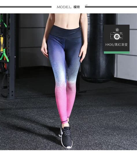 Sex Low Waist Stretched Sports Pants Gym Clothes Spandex Running Tights Women Sports Leggings