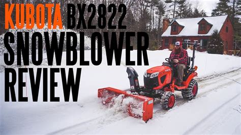 Waste Of Cash Kubota Commercial Front Mount Snowblower Review On