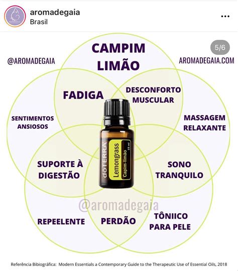 Lemongrass DoTerra capim limão Óleos essenciais doterra Receitas