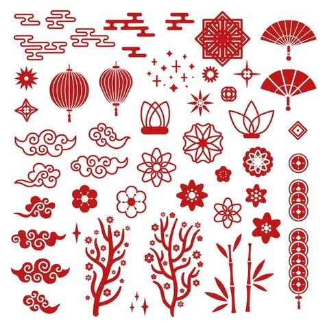 Premium Vector Chinese New Year Elements