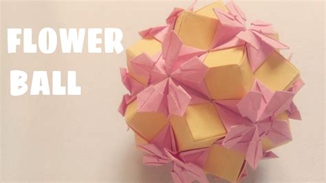 Diy Origami Flower Ball Kusudama Ball