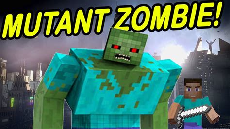 Minecraft Mutant Zombies Attack Entire City Youtube