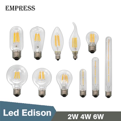 Vintage Led Lamp Ampoule E27 E14 220v For Decor Retro Cristal Edison