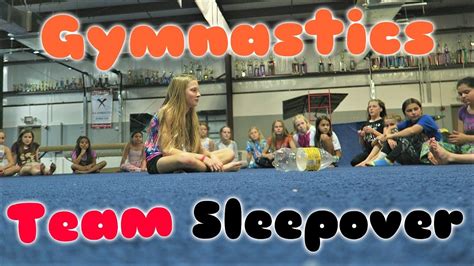 Haunted Gymnastics Team Sleepover Rachel Marie Youtube