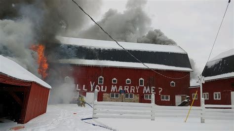 Fire Destroys Barn Used In Marriage Proposal