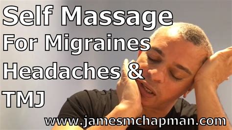Self Massage Techniques To Release Jaw Tension And Relieve Migraines And Tension Headaches Youtube