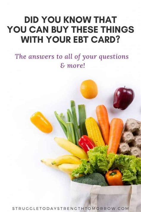 Food stamps, currently known as the supplemental nutrition assistance program (snap) has always been controversial. What Can You Buy with EBT? - Struggle Today Strength ...