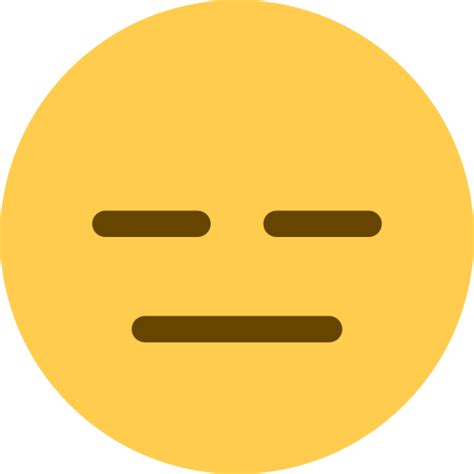 😑 Faccina Inespressiva Emoji