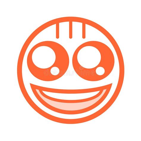 Funny Happy Face Draw Stock Vector Illustration Of Face 93663623