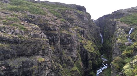 Glymur Waterfall Iceland Youtube
