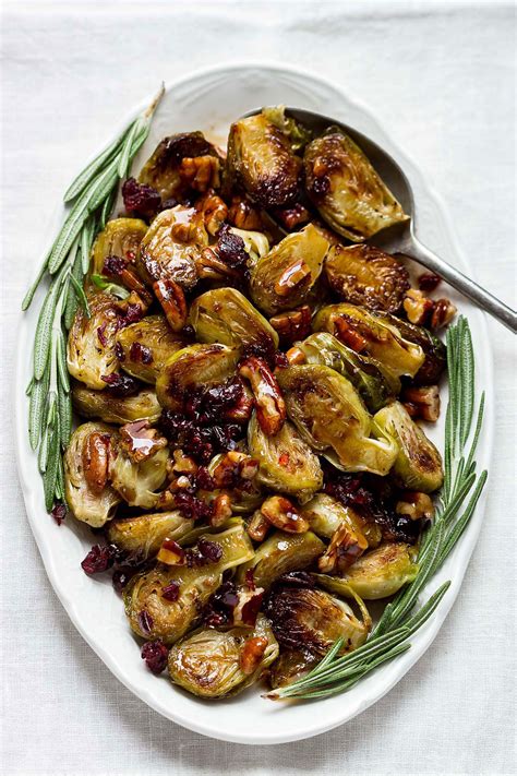 Toss brussels sprouts with olive oil, and season with salt and pepper. Balsamic Honey Roasted Brussels Sprouts Recipe — Eatwell101