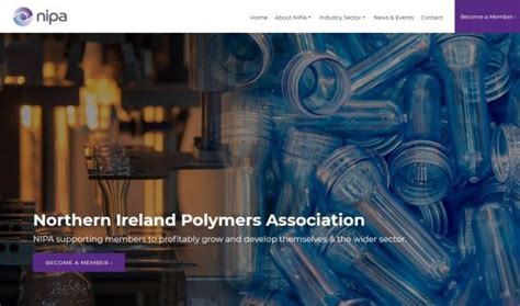 Nipa Launches New Website Northern Ireland Polymers Association