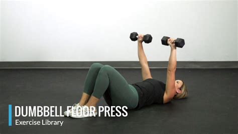 Dumbbell Floor Press Opex Exercise Library Youtube