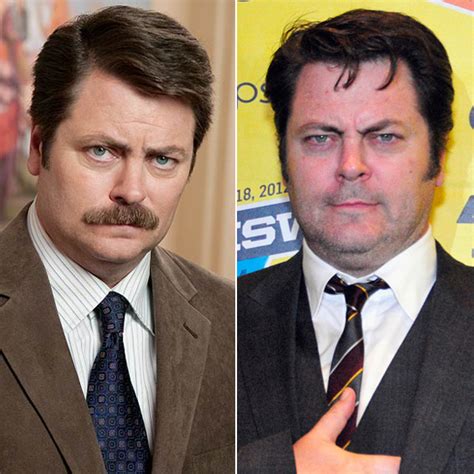 Keep track of your favorite shows and movies, across all your devices. Ron Swanson Without Mustache | POPSUGAR Entertainment