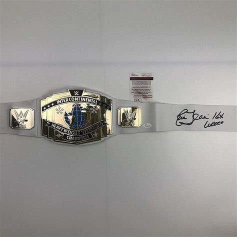 Autographed Signed Ric Flair White X Replica Wwe Wrestling Championship Title Belt Jsa Coa At