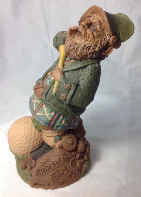 Tom Clark Andrew Golfer Gnome In Scottish Kilt 1990 Retired 5105 59