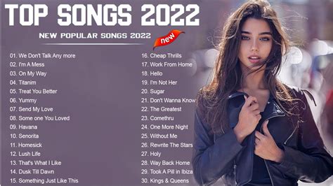 빌보드차트 핫 100 광고없는 트렌디한 최신 팝송 노래 모음 Best Popular Songs Of 2021 22 Youtube