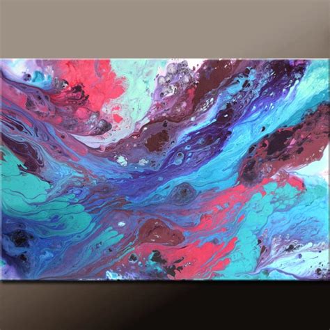 Abstract Canvas Art Painting 36x24 Original Contemporary