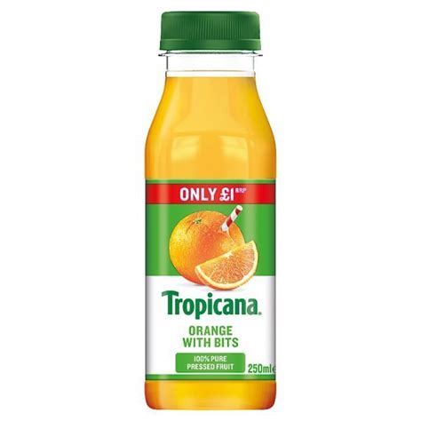 Tropicana Original Orange Juice With Bits 250ml Kwikdrop