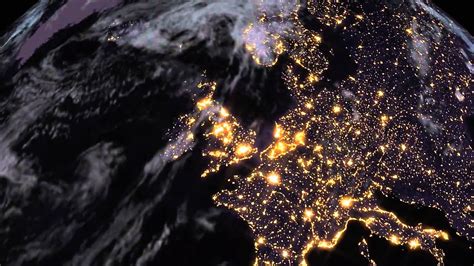 Lights Of Earth At Night From Space Youtube