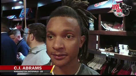Washington Nats Shortstop Cj Abrams Discusses Opening Day Start A Dream Come True Youtube
