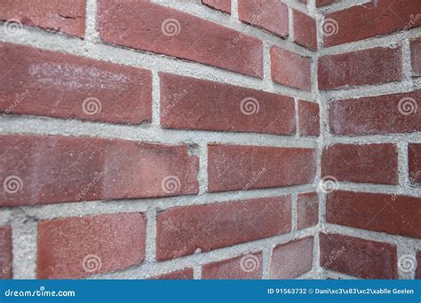 Brick Wall Corner Stock Photo Image Of Texture Corner 91563732