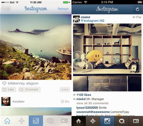 Instagram Launched Its Ios 7 App Frinmash