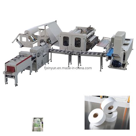 Automatic Bobbin Big Toilet Paper Roll Rewinding Machine Production Line China Toilet Paper