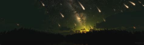 Download Space Dual Cosmos Meteorite Skyscapes Meteor Shower Monitor
