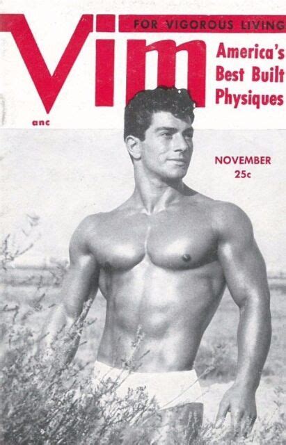 Vim Vol No November Vintage Male Beefcake Magazine Ebay