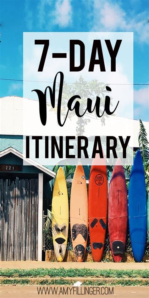 7 Day Maui Itinerary How To Spend One Week On The Valley Isle Maui