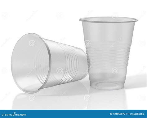 Say No To Plastic Cups Dishes Package Bottles Cartoon Vector