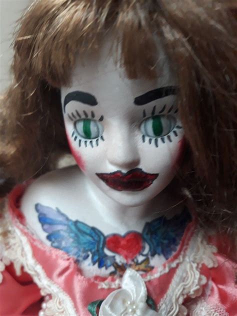 Tattooed Porcelain Doll Porcelain Dolls Carnival Face Paint Face Paint