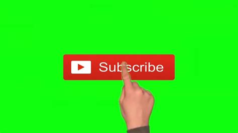 Youtube Subscribe Button Green Screen Animated No Copyright Reuse Images