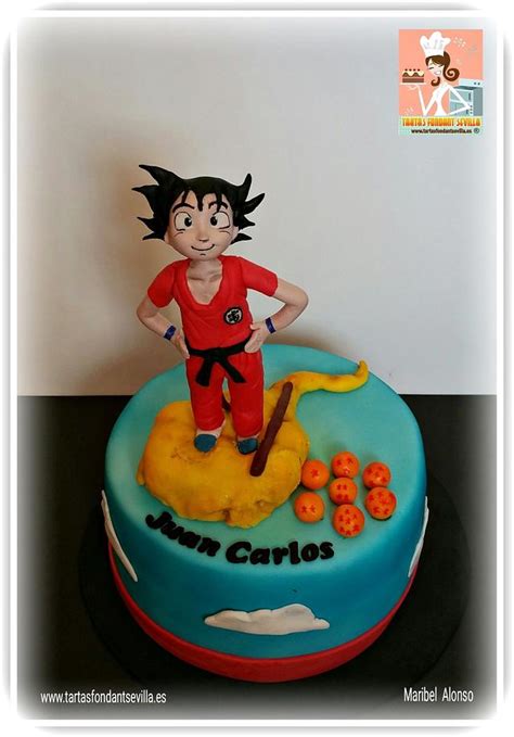 Banpresto dragon ball z kamehameha wave son goku action figure. Son Goku, Dragon Ball - cake by MaribelAlonso - CakesDecor
