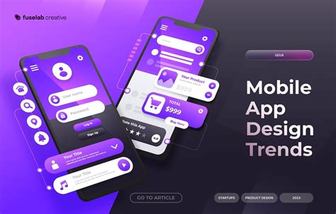 Mobile App Design Trends 2023 Fuselab Creative