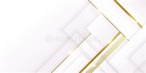 Modern White And Gold Abstract Background Abstract Geometric Shape