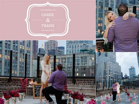 york city rooftop romantic proposal   girls