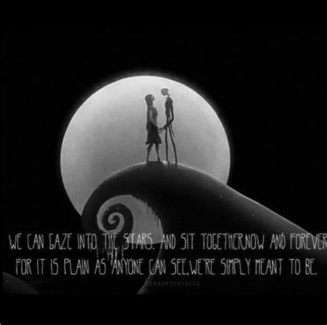 Simply Meant To Be Jack And Sally Quotes Nightmare Before Christmas