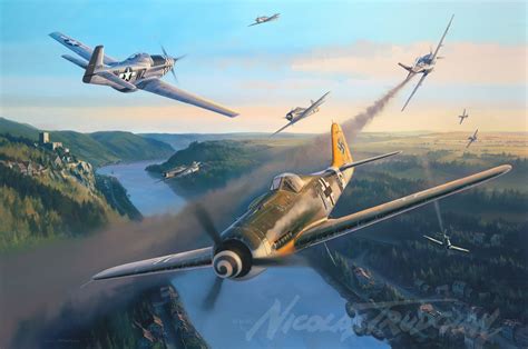 Free Download Wallpaper Fw 190 Ww2 War Art Painting Aviation German