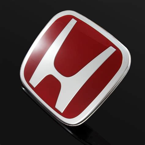 2pcs Jdm Red H Front And Rear Emblem Badge For Honda Accord 2018 Sedan