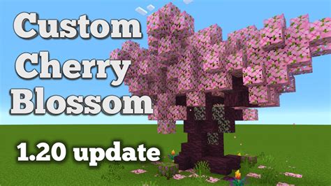 How To Build A Stunning Cherry Blossom Tree In Minecraft 120 Youtube