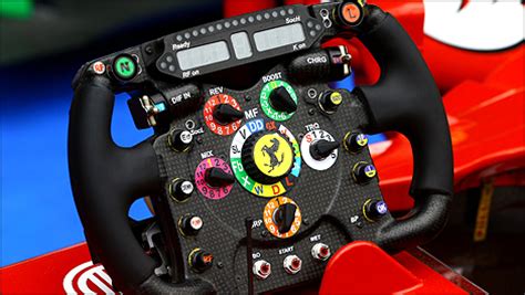 Blending together exquisite looks with an exceptional feel, manufacturers go even further in their desire to be ahead of the competition. F1 Technique: The steering wheels of the 2013 Formula 1 cars (+photos) | Auto123.com