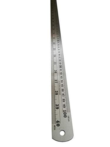 Large One Meter Ruler 1m Metal Stainless Steel 40 Measure Rule 100cm