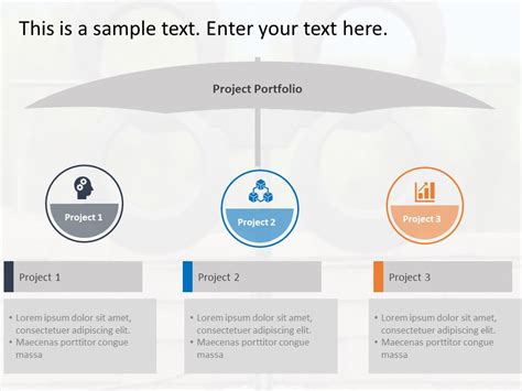 Project Portfolio PowerPoint Template Powerpoint Templates