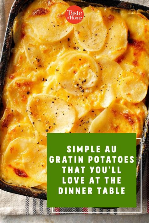 These Homemade Au Gratin Potatoes Are Always Welcome At Our Dinner