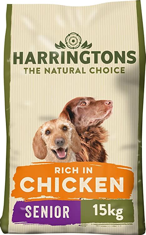 Harringtons Complete Senior Dry Dog Food Chicken And Rice 15kg Made