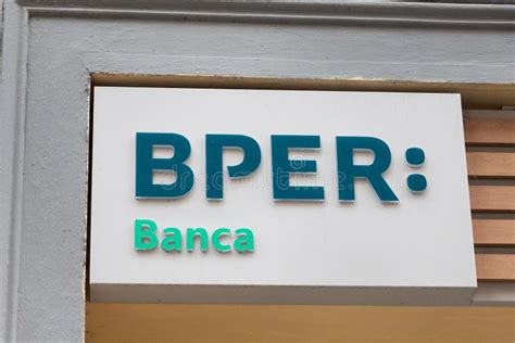 Logotipo De Bper Banca En Oficina Del Banco De Bper Banca Imagen