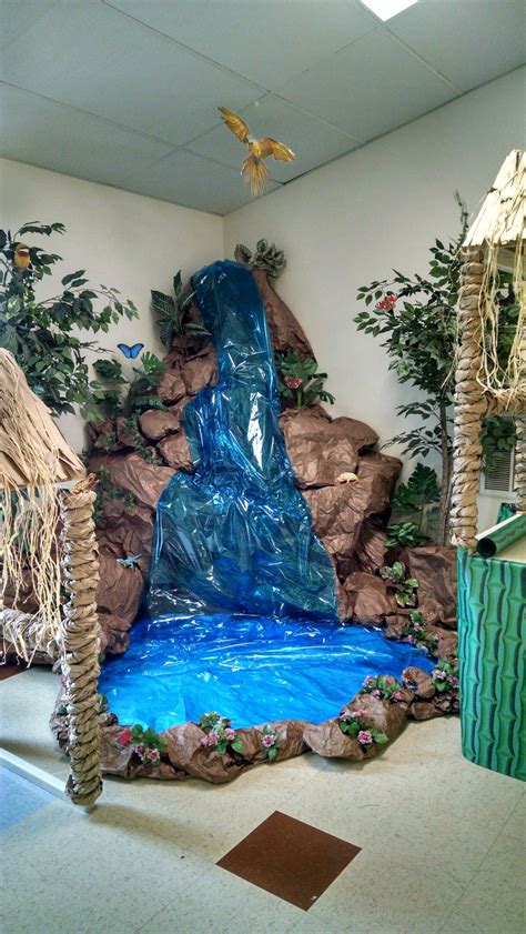 Rainforest Waterfall Vbs 2016 Jungle Decorations Vbs Themes