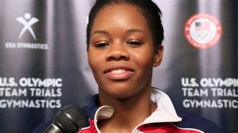 Gabby Douglas Interview Us Olympic Team Trials Day 1 Youtube